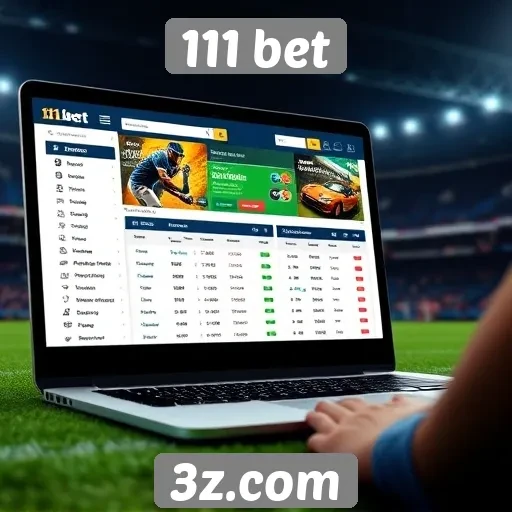 Interface e usabilidade do site 111 bet