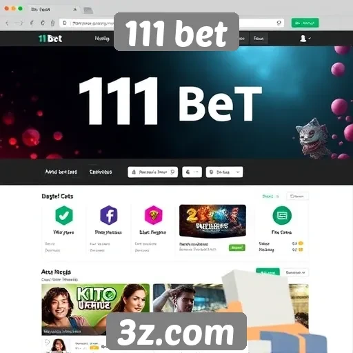 Análise da interface do usuário no site 111 bet